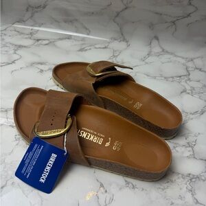 Birkenstock Madrid Big Buckle Cognac EU Size 40